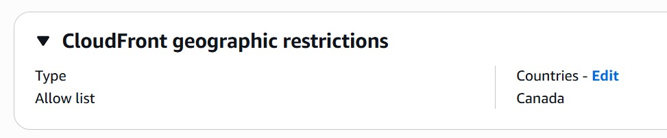 Cloudfront geography